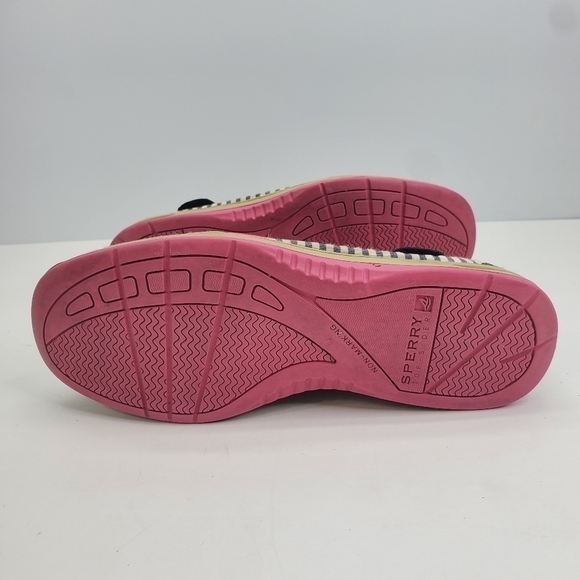 Sperry Top-Sider Preppy Casual Boat Shoes Loafers Women's Pink and Blue Size 5M - Picture 7 of 12